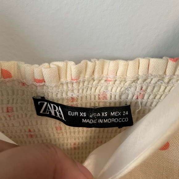 NWT Zara Polka Dots Crop Top - Picture 4 of 6